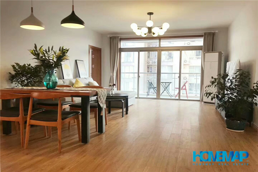 Cozy 3br with Floor Heating Nr Jing'an Temple Line 2/7