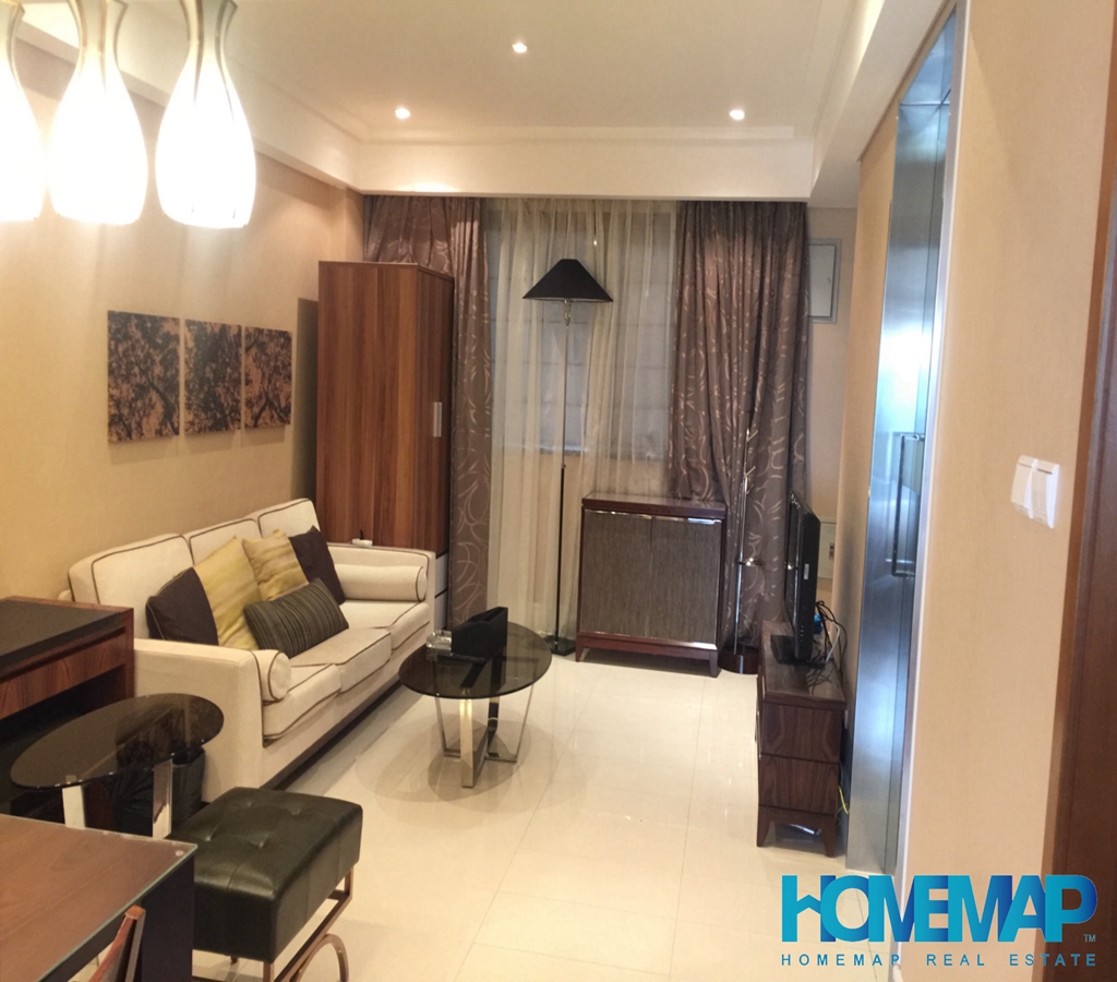 High quality 1br flat in City Castle in Jing'an
